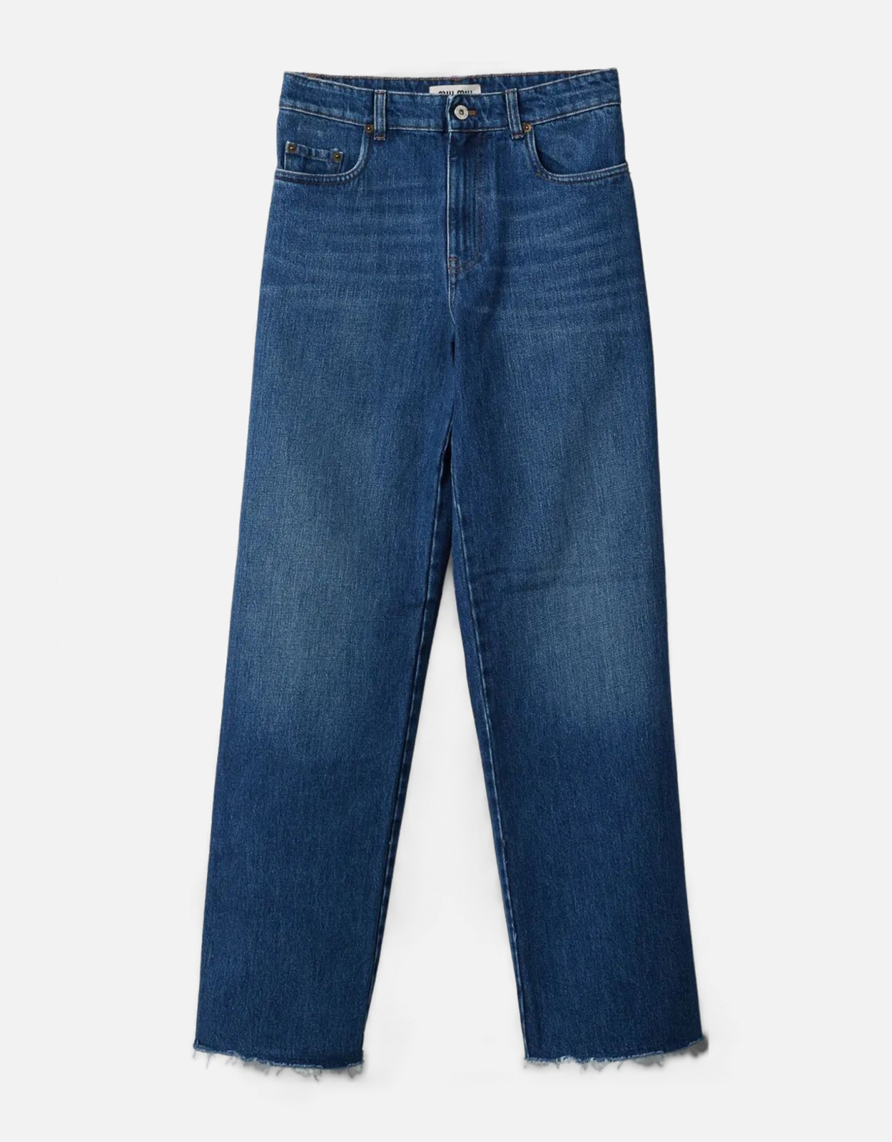 Miu Miu デニムストレートレッグジーンズ (デニム単品,ジーンズ