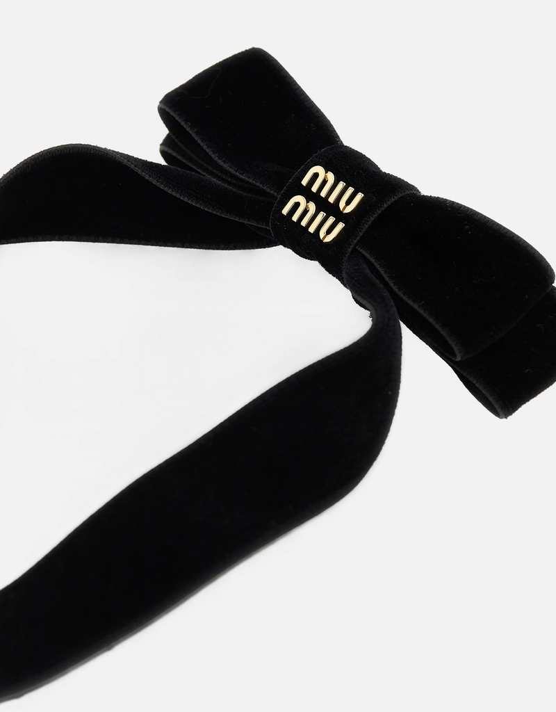 Miu Miu ベルベット ヘアクリップ () IFCHIC.COM