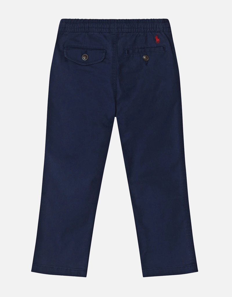 Polo Ralph Lauren Kids キッズネイビーブルーコットンパンツ (すべて