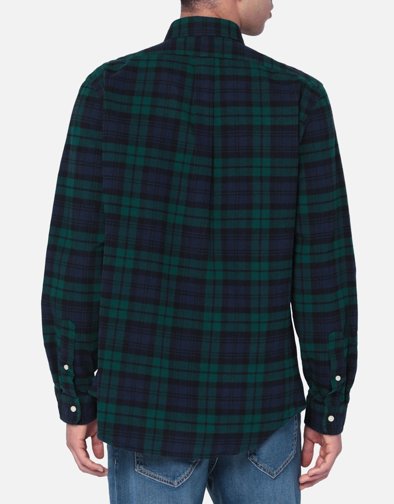 Polo Ralph Lauren メンズブルーネイビーグリーンチェック柄コットン