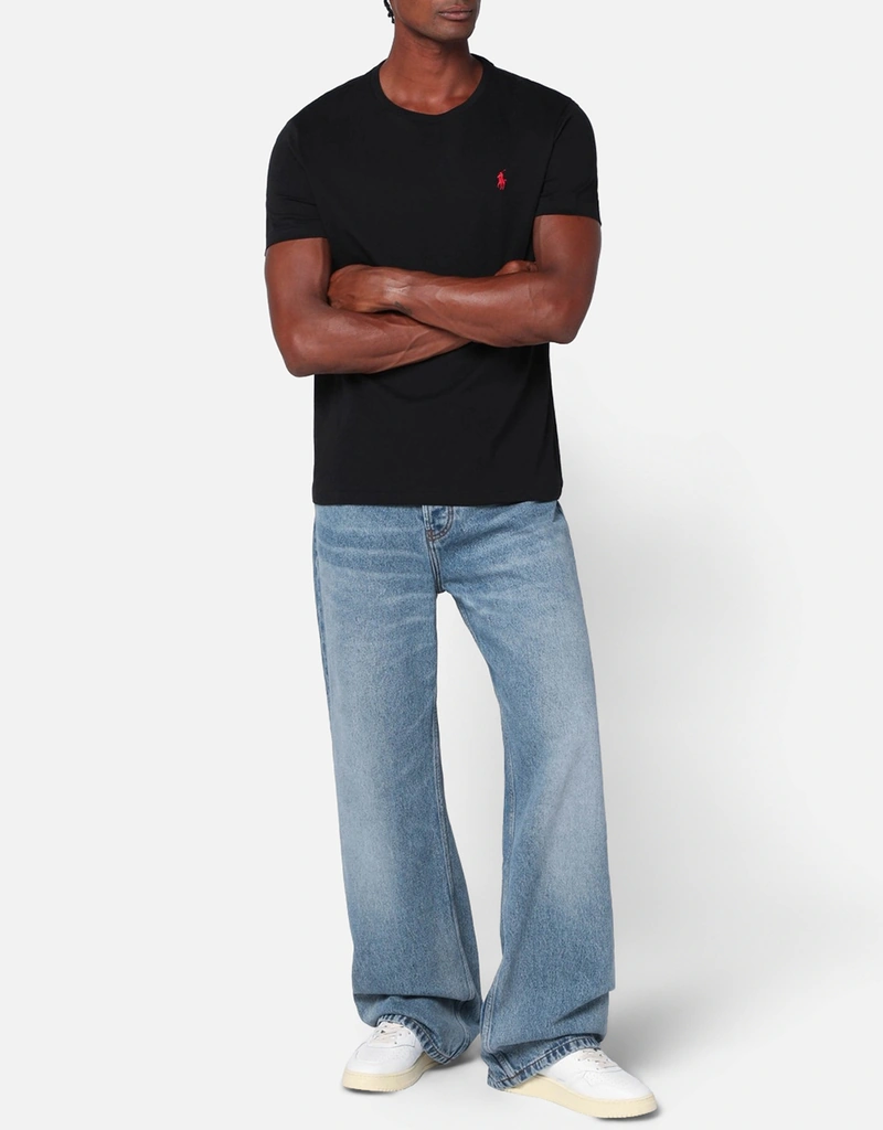 Polo Ralph Lauren メンズ カスタムスリムフィット コットン ブラック