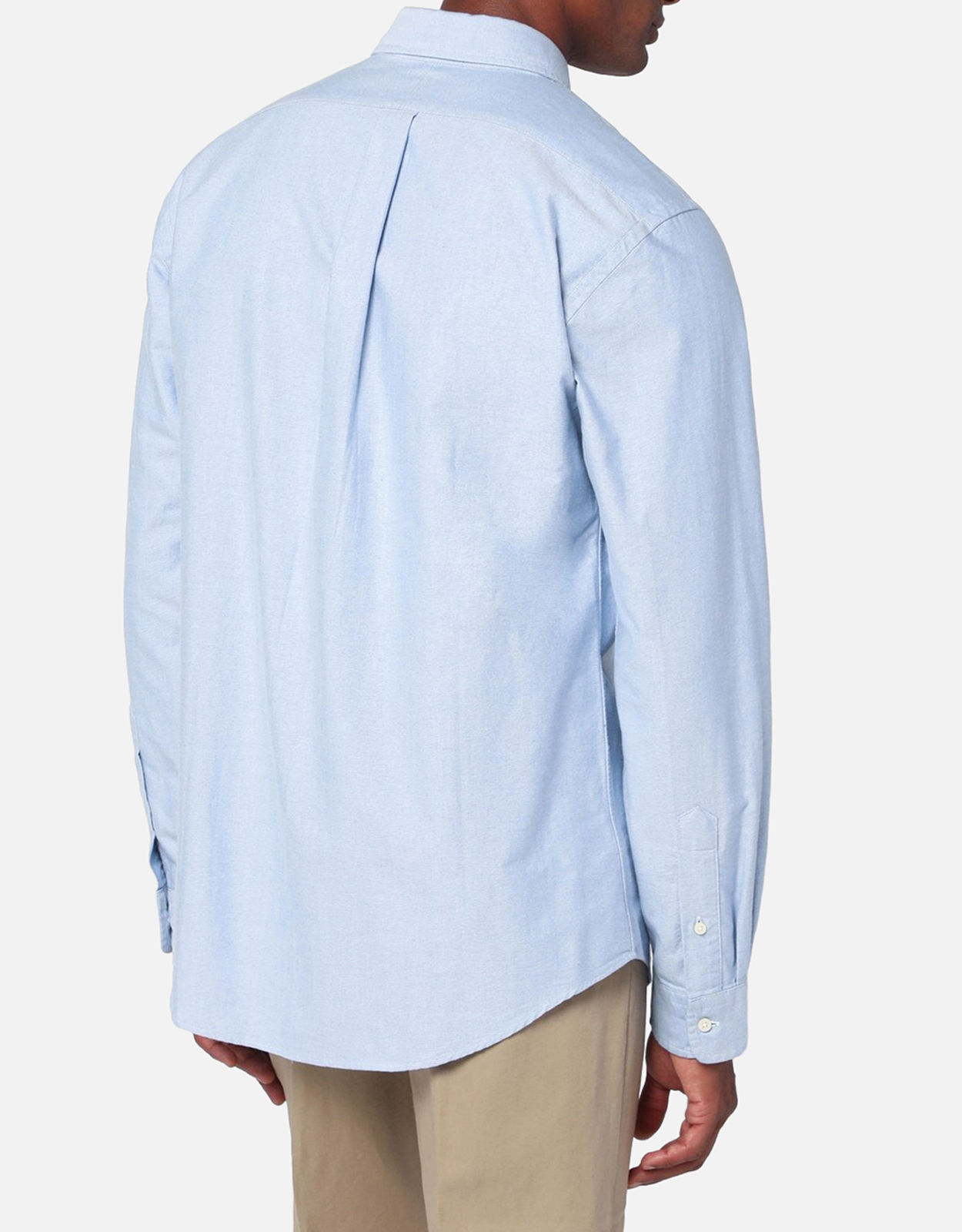 Polo Ralph Lauren ライトブルー オックスフォードシャツ XL Polo Ralph Lauren メンズ カスタムフィット 綿製 ライトブルー