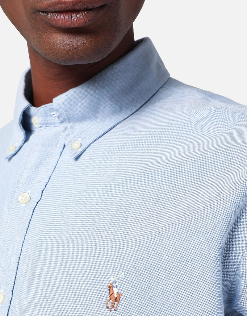 Polo Ralph Lauren メンズ カスタムフィット 綿製 ライトブルー