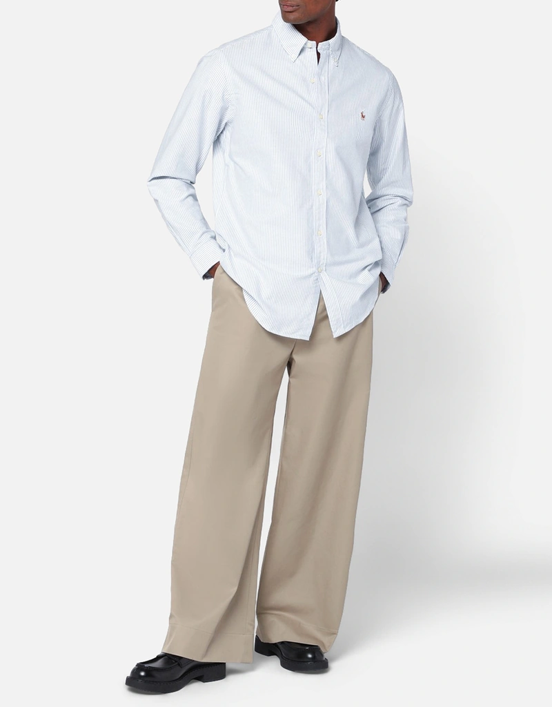 Polo Ralph Lauren メンズカスタムフィットコットンライトブルー