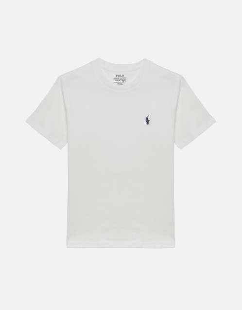 Polo Ralph Lauren Kids キッズ ホワイト コットン Tシャツ (ボーイズ