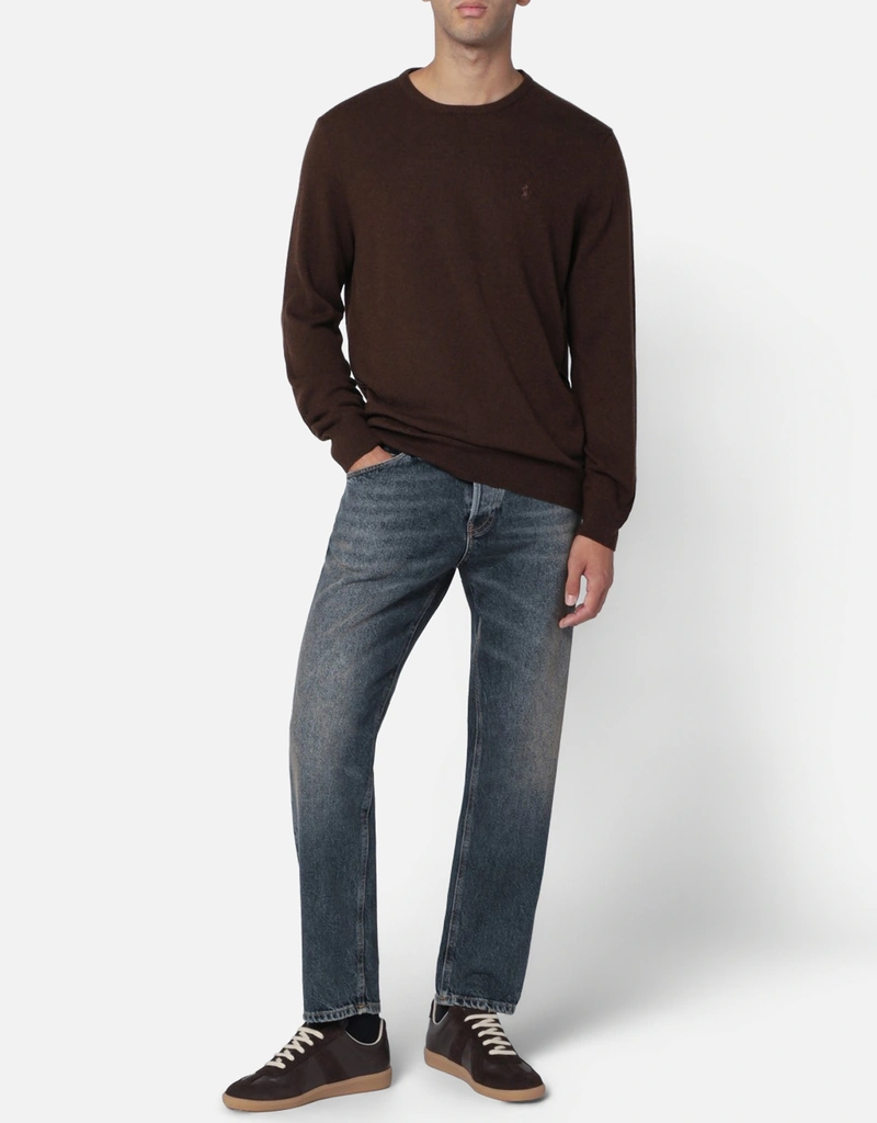 Polo Ralph Lauren Men's Brown Wool Sweater (Shirts) IFCHIC.COM