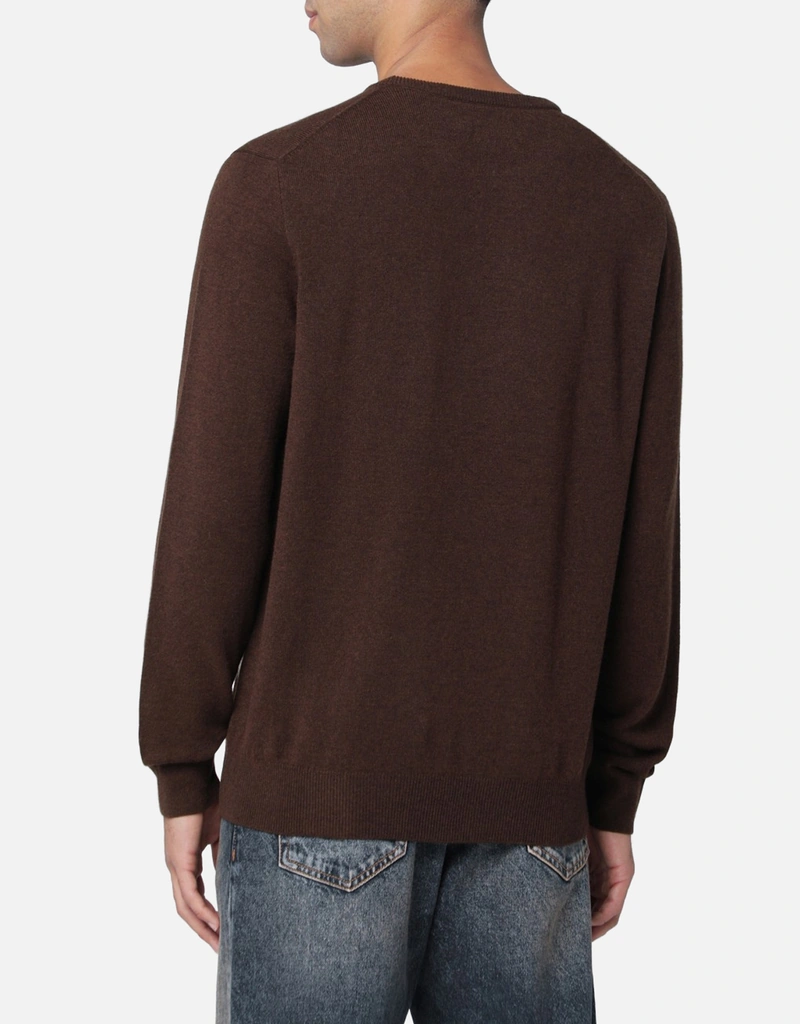 Polo Ralph Lauren Men's Brown Wool Sweater (Shirts) IFCHIC.COM