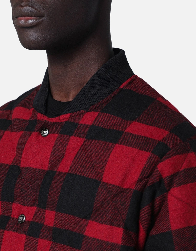 【美品】Ralph Lauren チェック柄 キルティングジャケット 160　赤 POLO RALPH LAUREN 〉アウター特集 Part1 | ポロ ラルフ ローレン