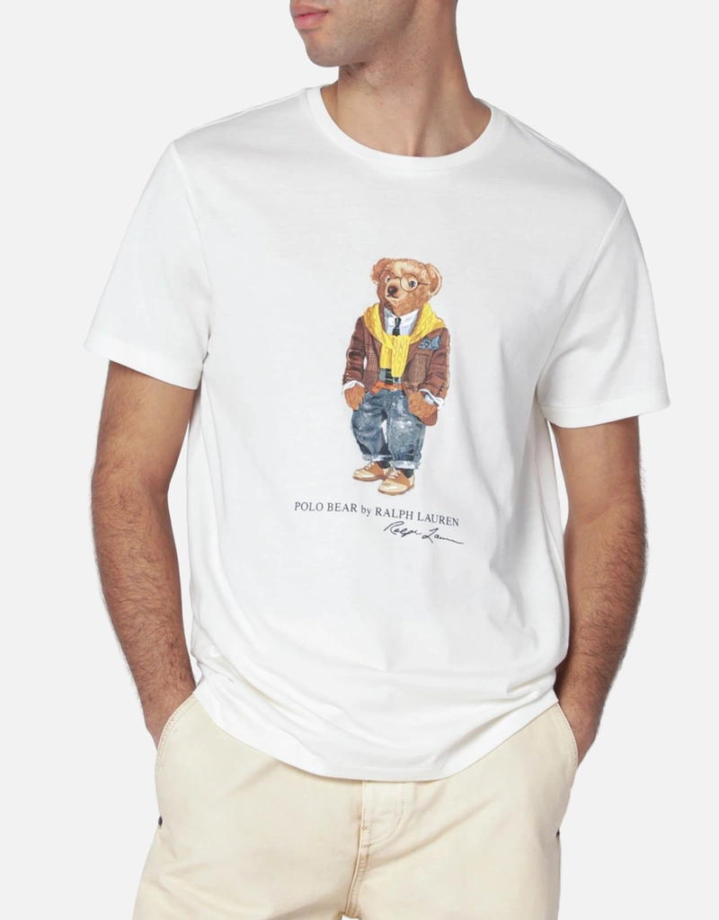 Polo Ralph Lauren メンズコットンスリムフィットポロベアTシャツ