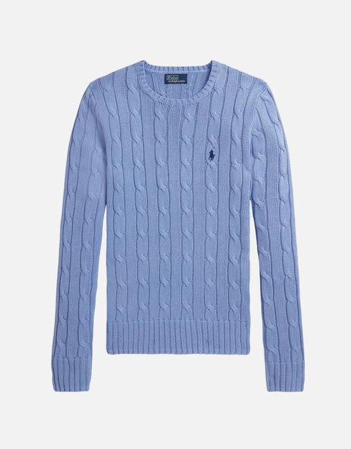 Polo Ralph Lauren スリムフィットコットンケーブルニットクルーネック