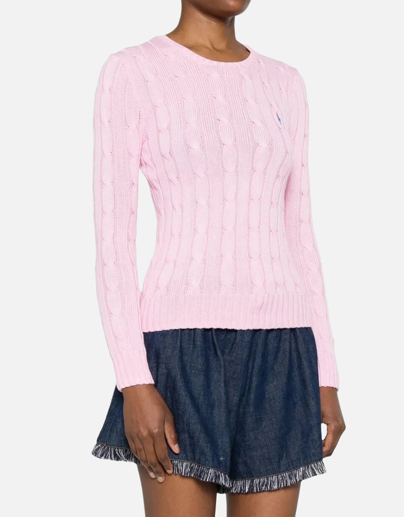 Polo Ralph Lauren スリムフィットコットンケーブルニットクルーネック