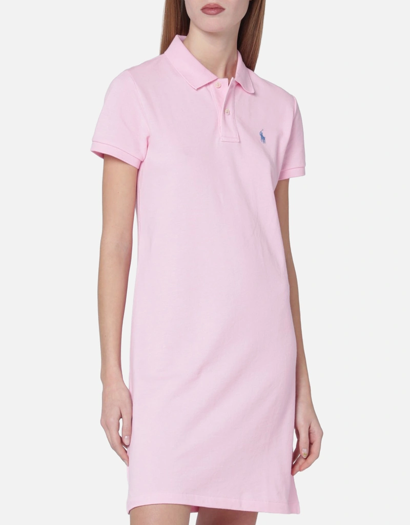Polo Ralph Lauren ショートピンクコットンポロドレス (ドレス) IFCHIC.COM