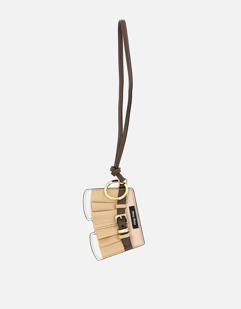 Miu Miu レザーキーリング () IFCHIC.COM