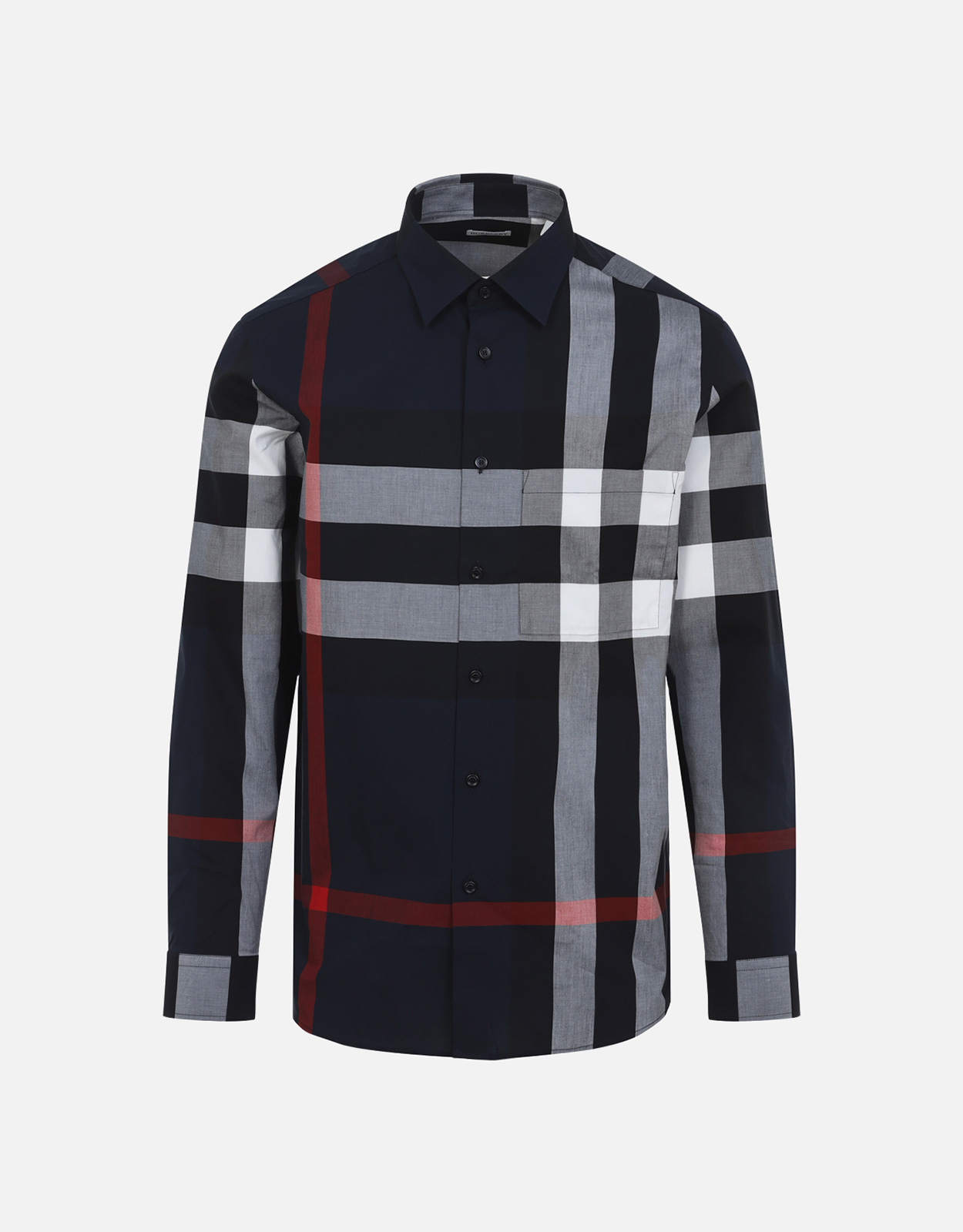 Burberry メンズ スリムフィット チェック コットン シャツ (すべての