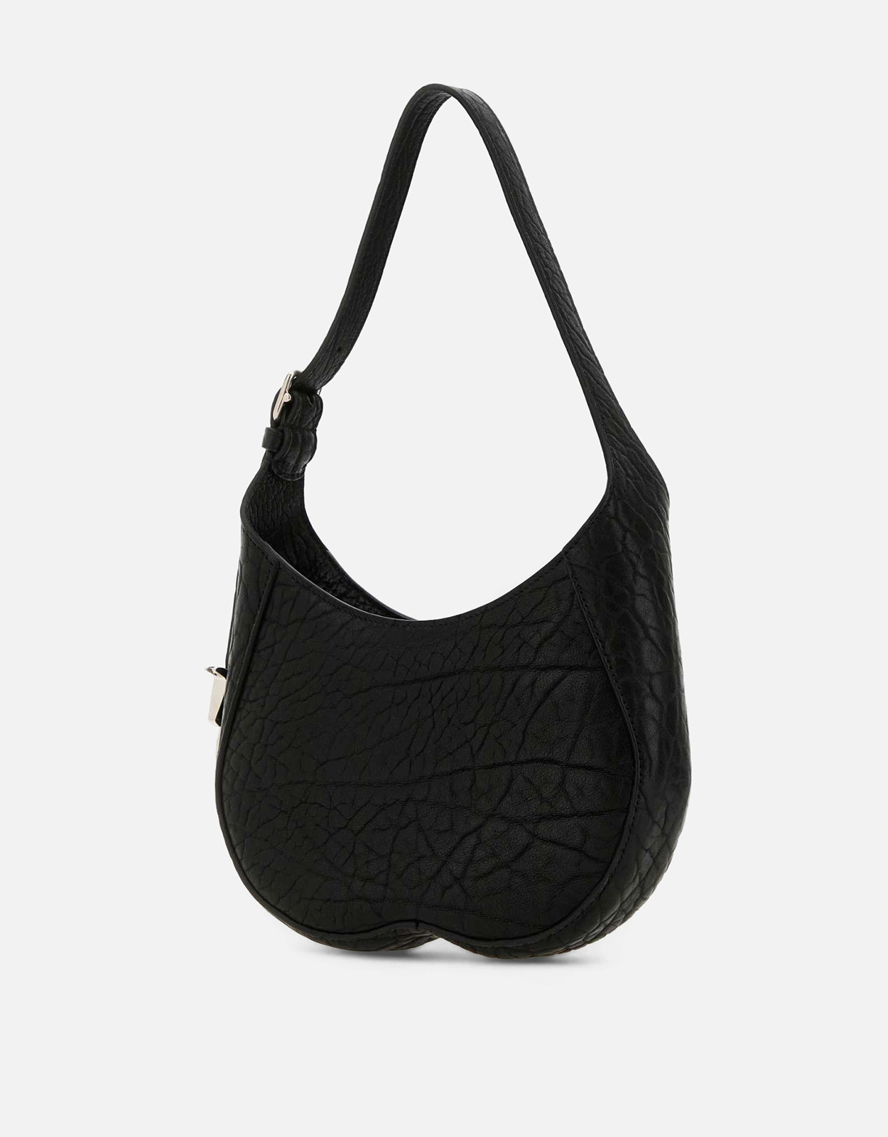 Small Chess Ivory Leather Bag