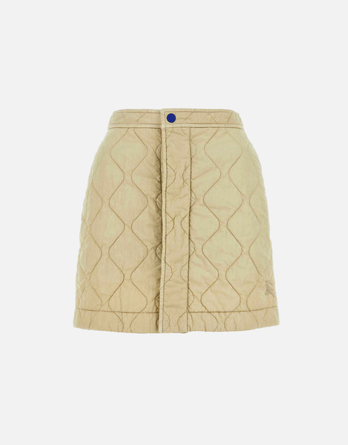 Burberry GOLF センタープリーツ　キルティングスカート N2553 Burberry サンドキルティングナイロンミニスカート () IFCHIC.COM