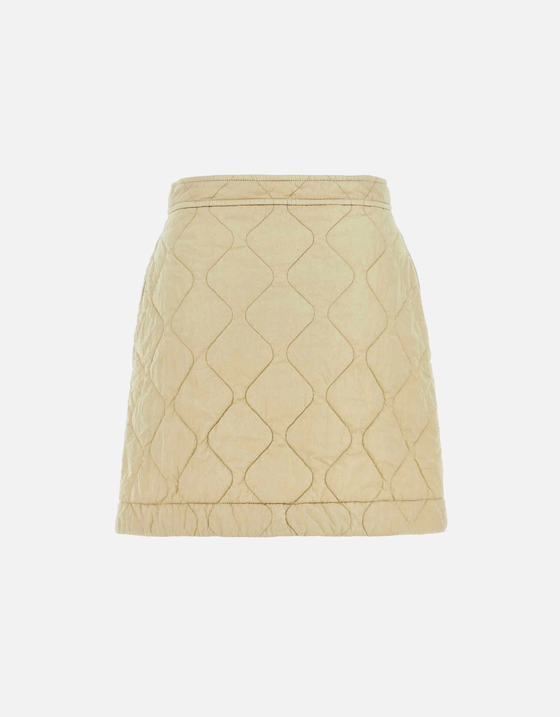 Burberry サンドキルティングナイロンミニスカート () IFCHIC.COM