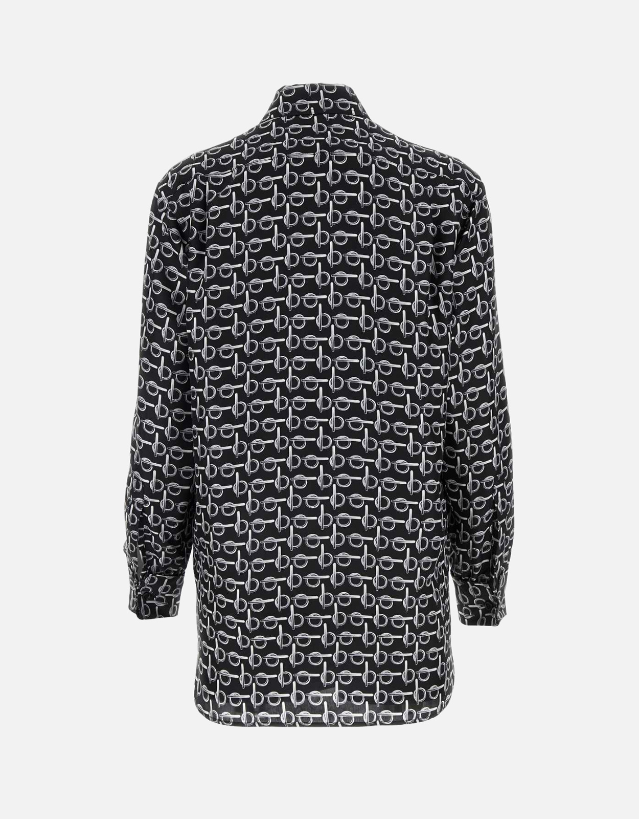 【gocchi】BURBERRY 8036776 シルク長袖シャツ Burberry プリントシルクシャツ () IFCHIC.COM