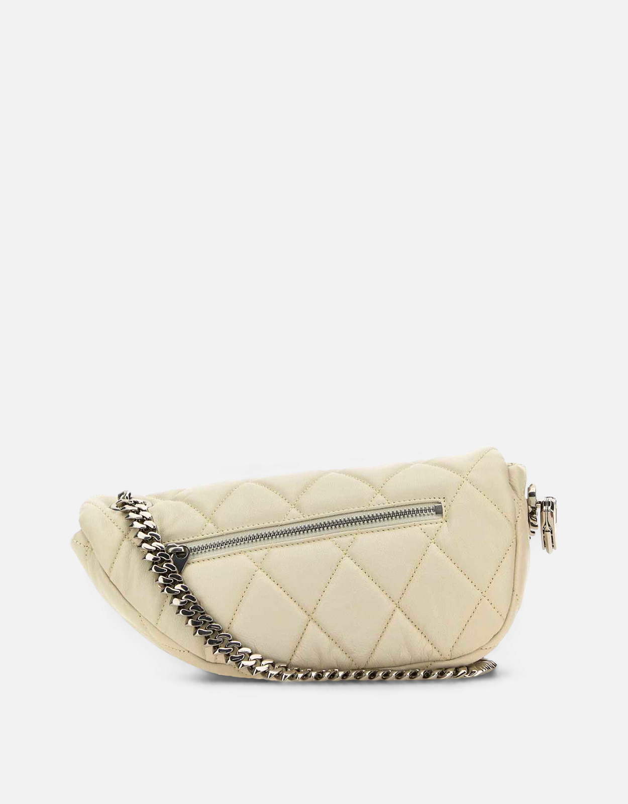 【りょう55】BURBERRY ホワイトレザー ショルダーバッグ Burberry ホワイトラムレザーシールドロックショルダーバッグ
