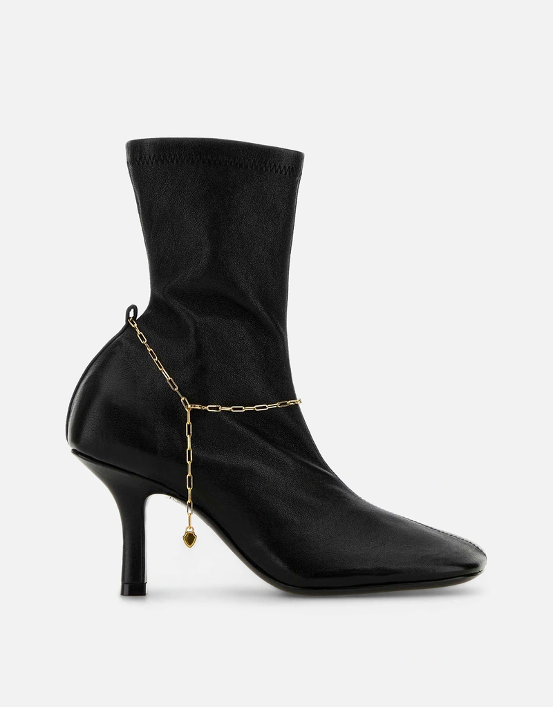 Burberry ブラックレザーパンプス () IFCHIC.COM