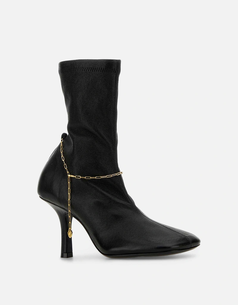Burberry ブラックレザーパンプス () IFCHIC.COM