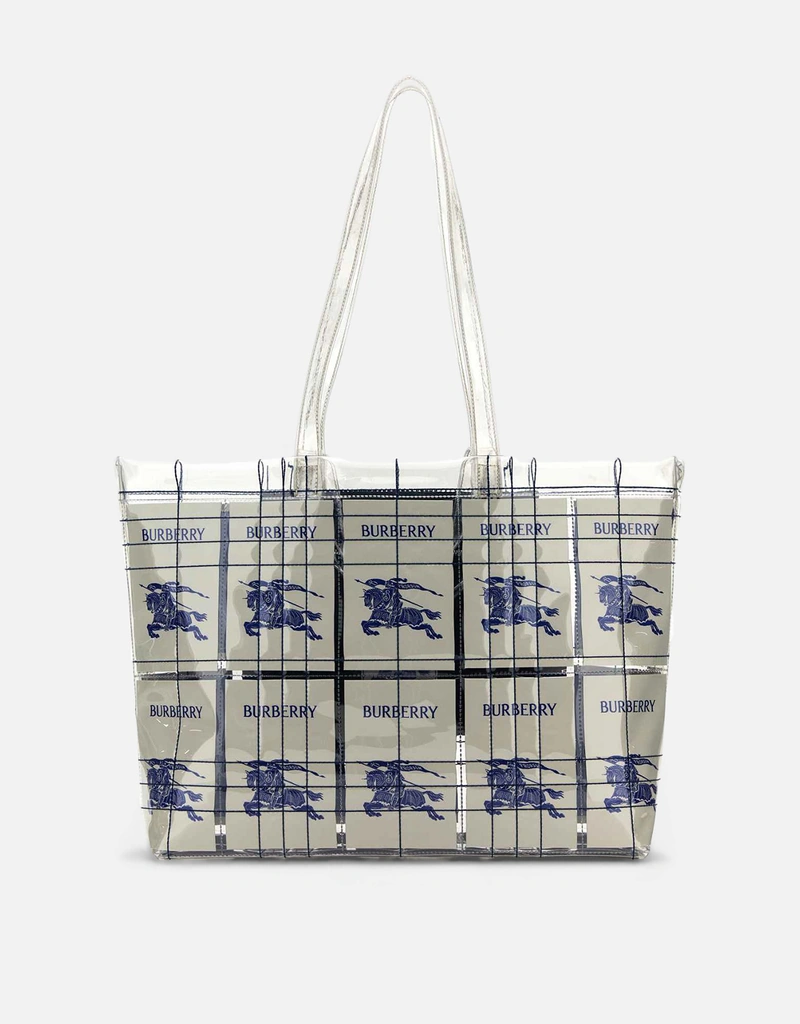 Burberry メンズ刺繍入りPVCショッピングバッグ () IFCHIC.COM