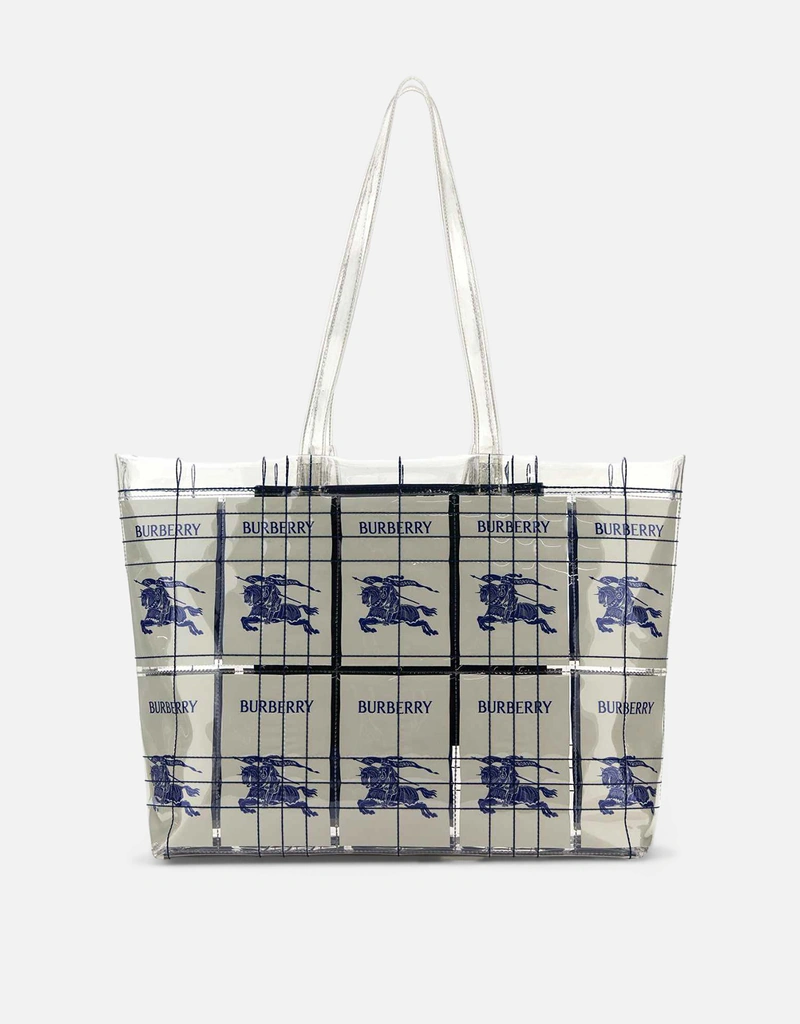 Burberry メンズ刺繍入りPVCショッピングバッグ () IFCHIC.COM