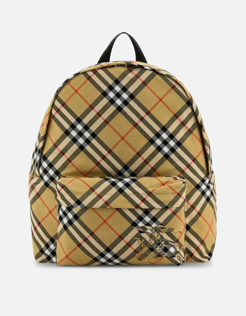 Burberry メンズ 刺繍ファブリックチェック バックパック () IFCHIC.COM