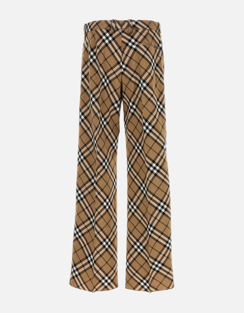 Burberry メンズ刺繍ポリエステルブレンドパンツ () IFCHIC.COM