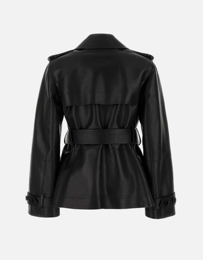 バーバリー　レザージャケット　made in England Burberry Brit Remington Quilted Leather Jacket Moto Biker XS US 2