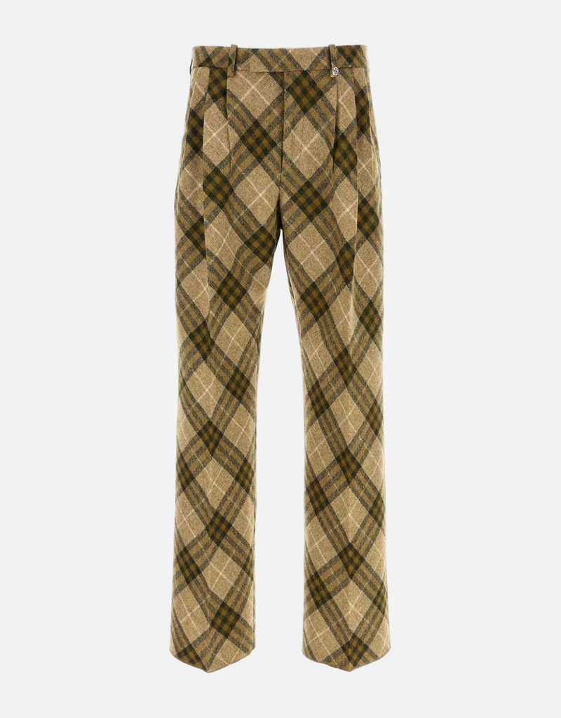 Burberry メンズ 刺繍入りウールパンツ () IFCHIC.COM