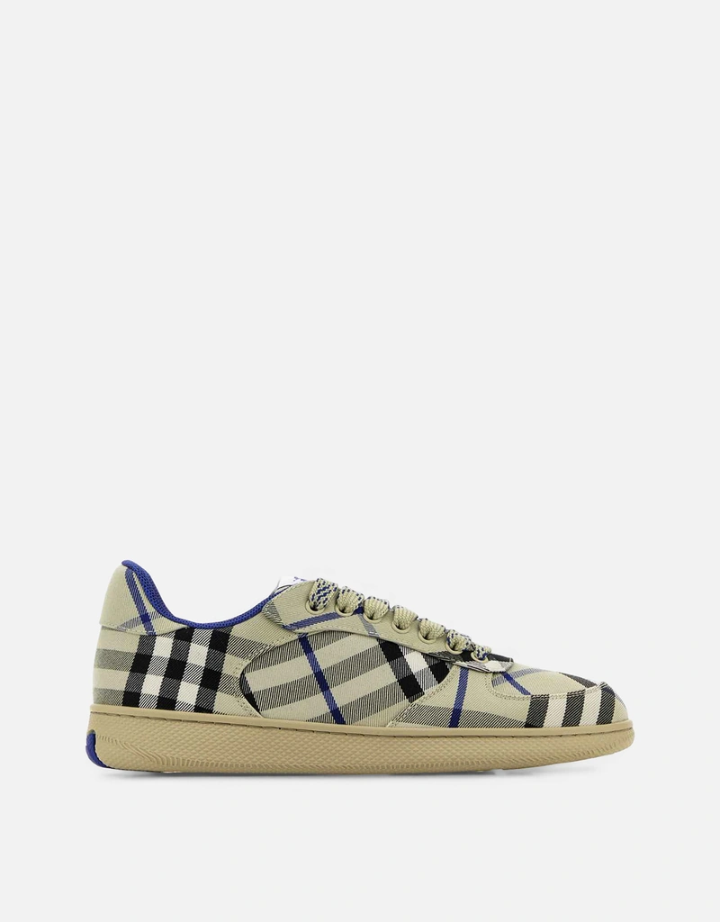 Burberry Embroidered canvas Terrace sneakers () IFCHIC.COM