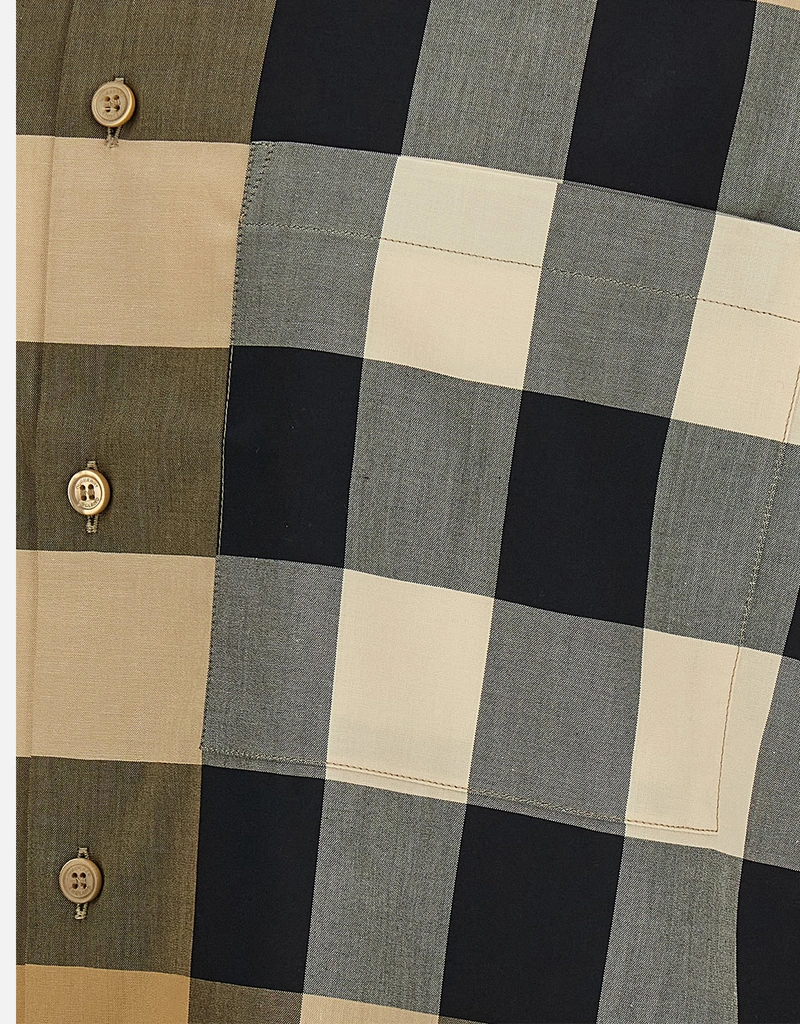 Burberry メンズ スリムフィット チェックコットンシャツ () IFCHIC.COM