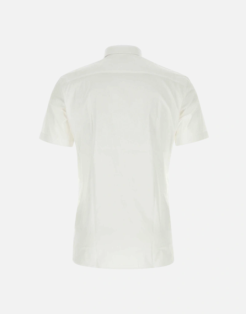 Burberry メンズストレッチコットンスリムフィット半袖シャツ (すべて