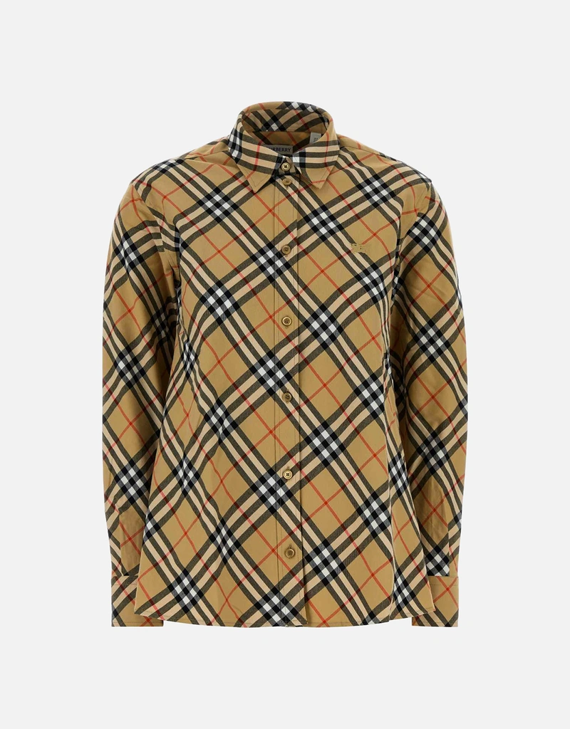 Burberry リラックスフィットチェックコットンシャツ (すべての新品