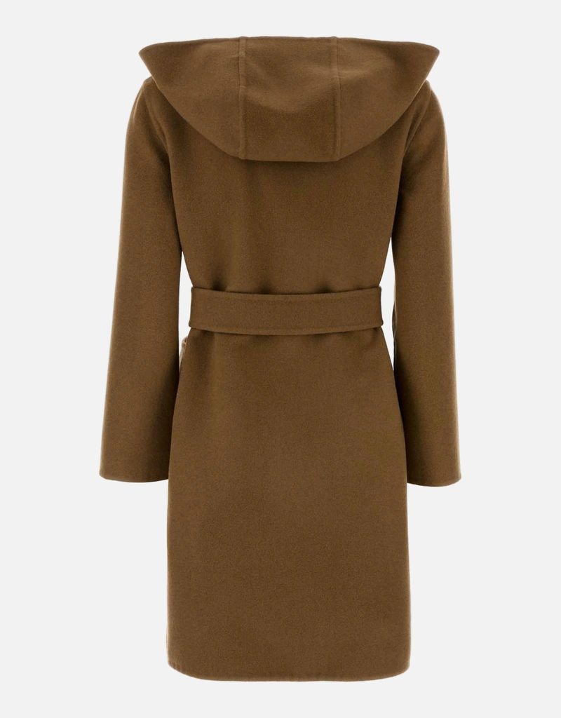 Burberry リバーシブルウールフード付きラップコート (すべての新品