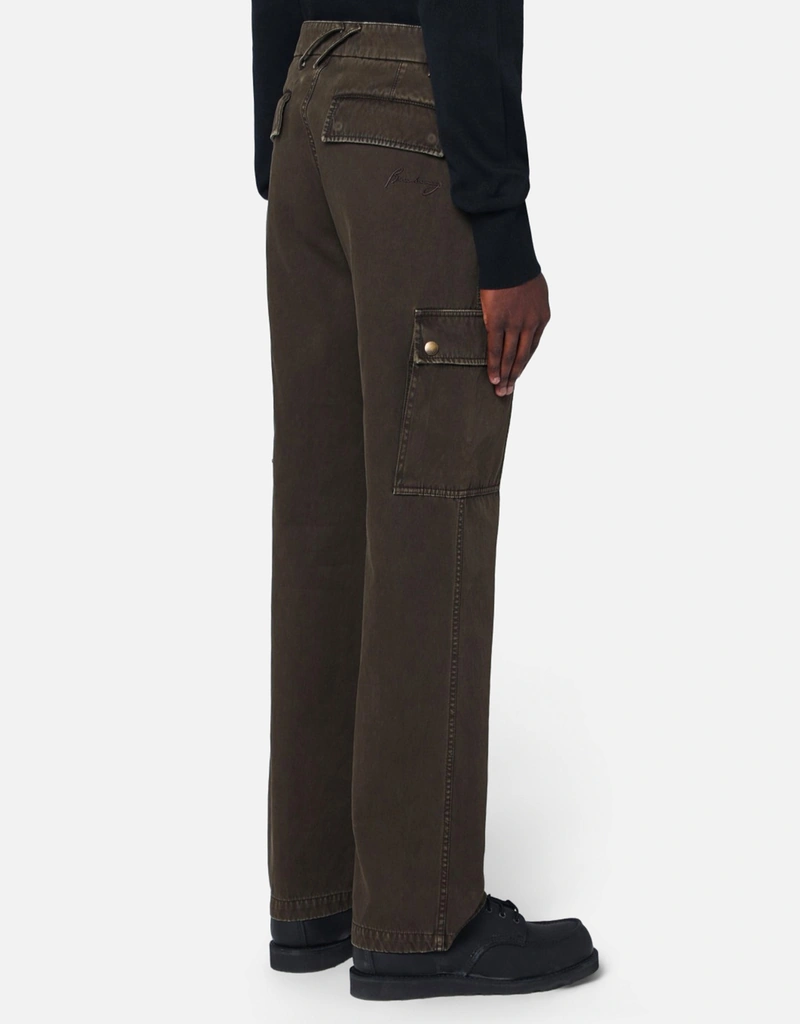 Burberry メンズJuniper Greenコットンカーゴパンツ (すべての新品