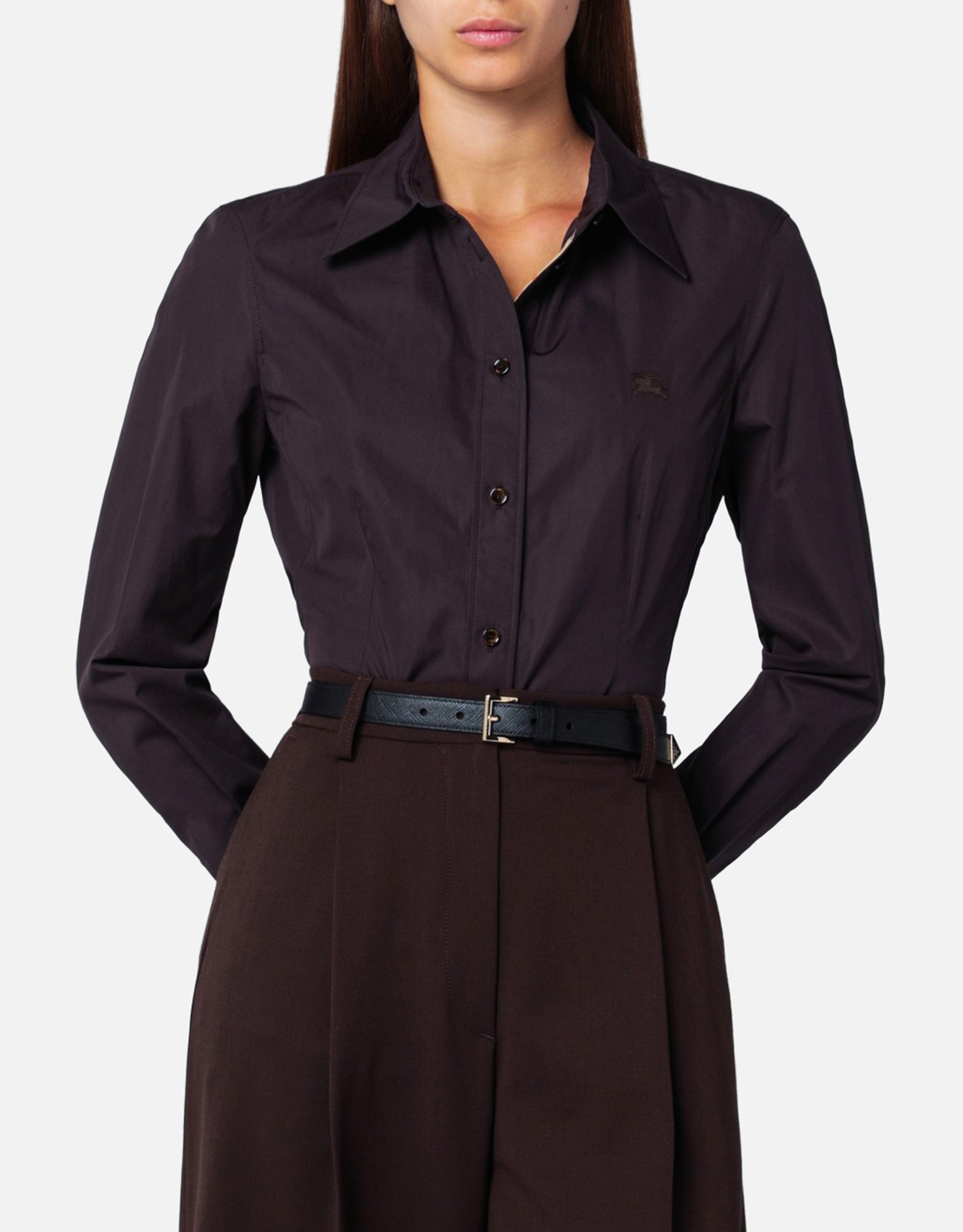 Burberry Brown cotton shirt (Tops) IFCHIC.COM