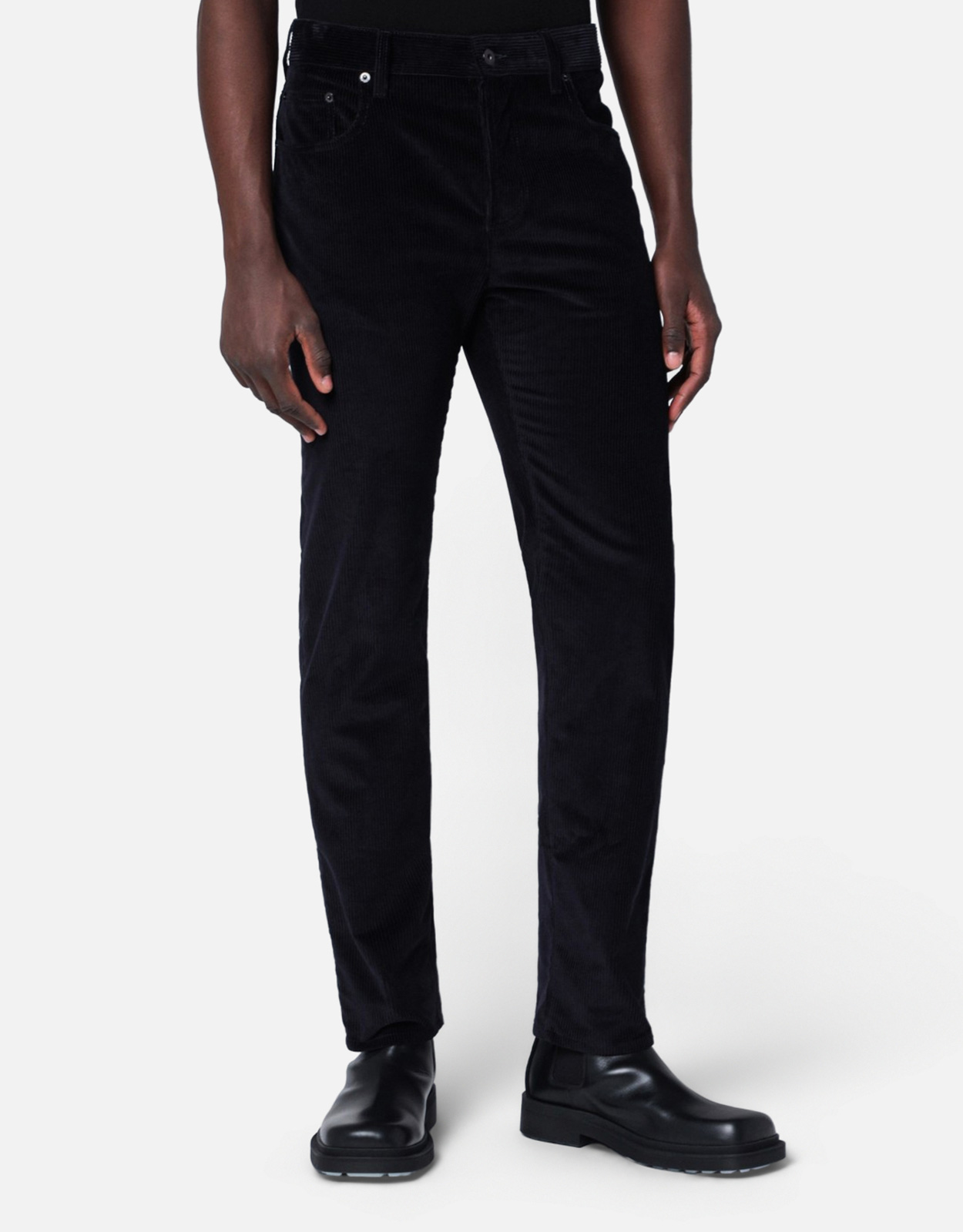 Burberry Burberry Dark blue cotton corduroy trousers - 30　バーバリー ダークブルー コットン コーデュロイ パンツ - 30