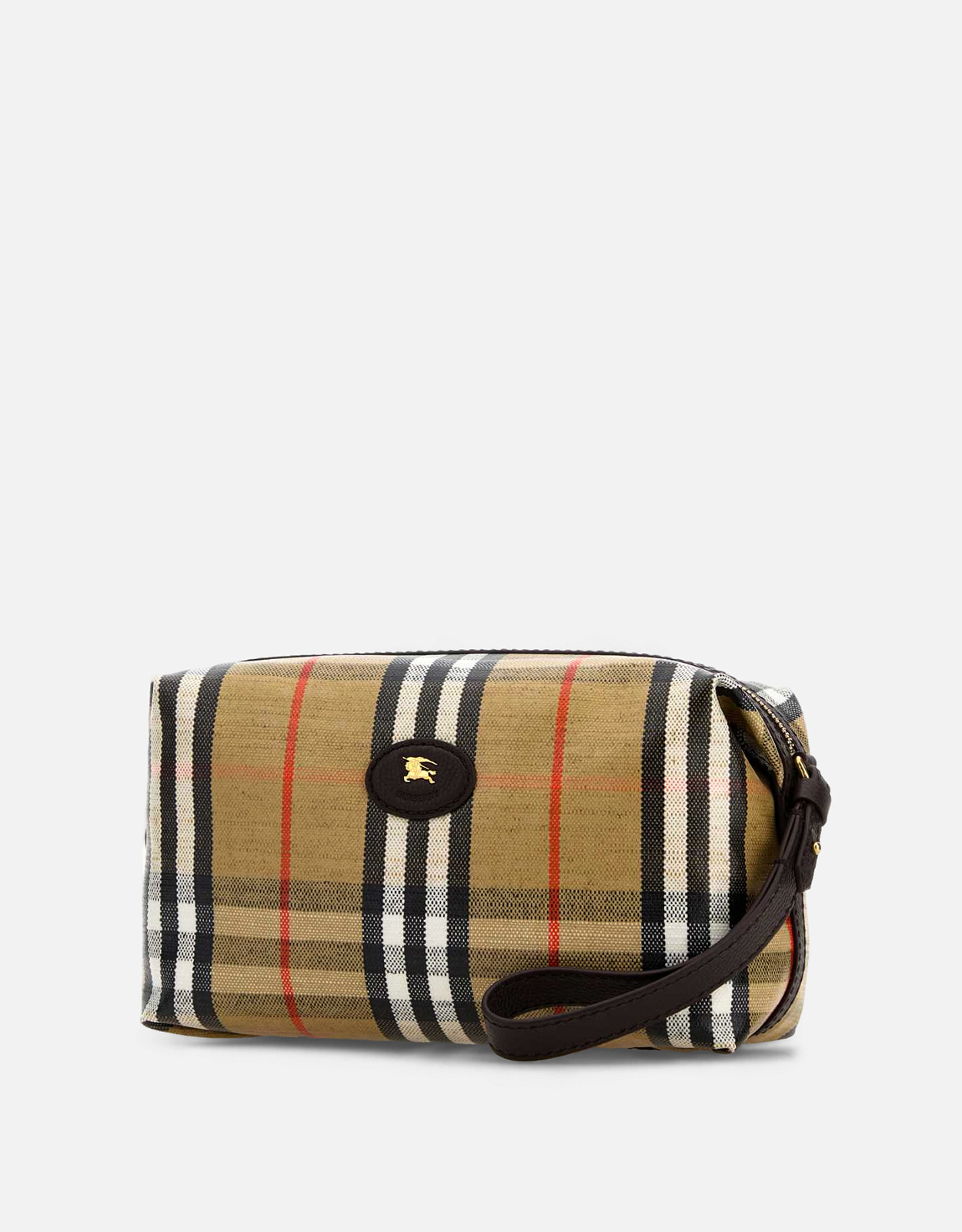 Burberry メンズHighlandsコットンリネンバーバリーチェックトラベル