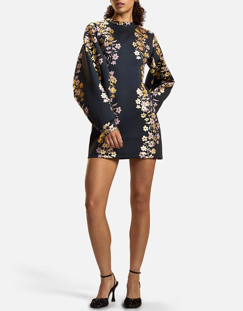 Cynthia Rowley Bonded Ls Fitted Mini Dress () IFCHIC.COM Cynthia Rowley Bonded Ls Fitted Mini Dress () IFCHIC.COM