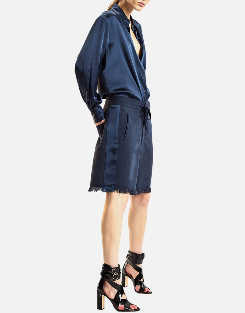 hilary clinton blue dress Umbria Silk Dress – Cynthia Rowley