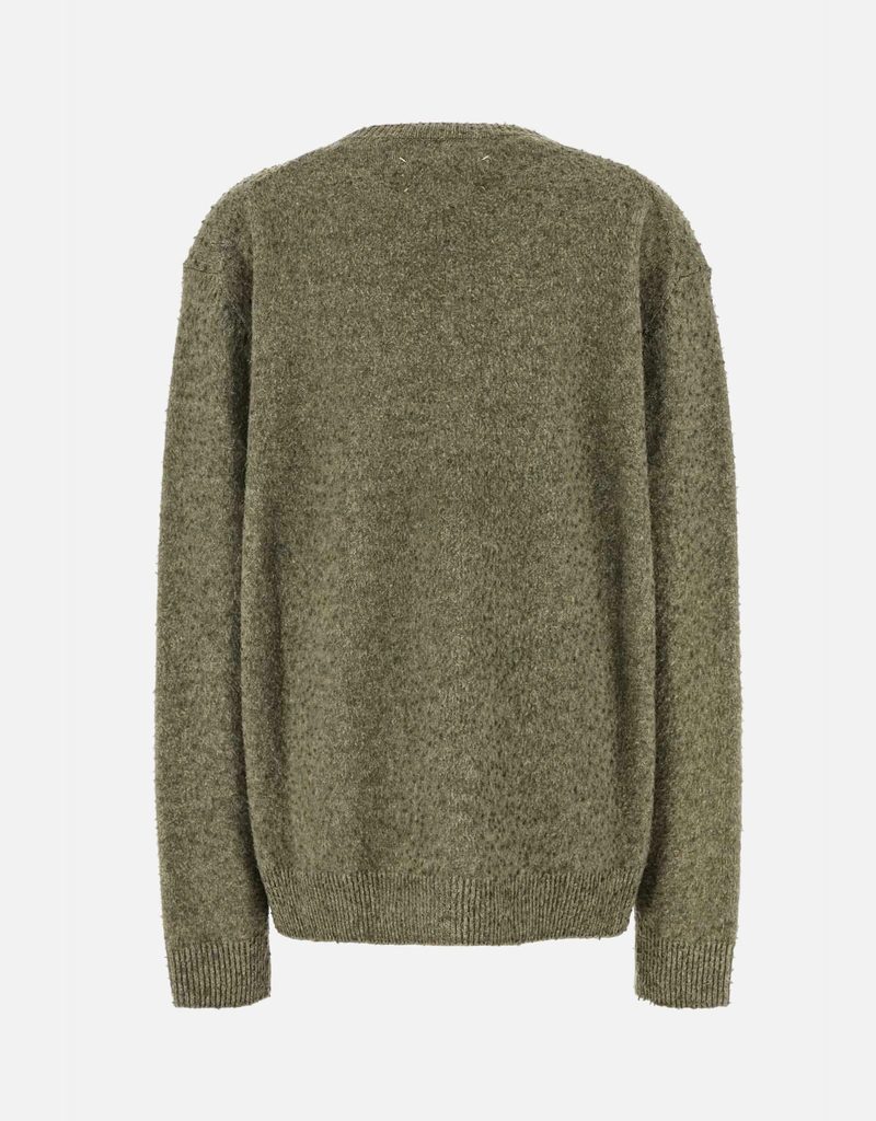 Maison Margiela セージグリーンウールブレンドセーター (すべての新品