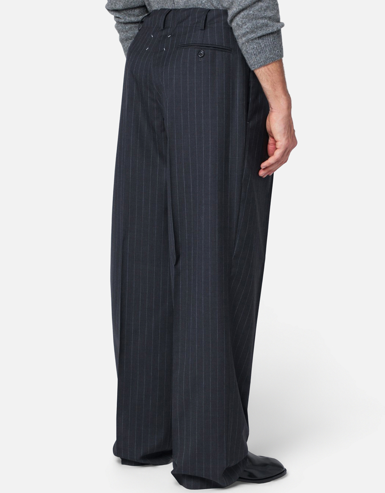 Maison Margiela2020AWストライプ ウール スラックス Maison Margiela2020AWストライプ ウール スラックス Maison