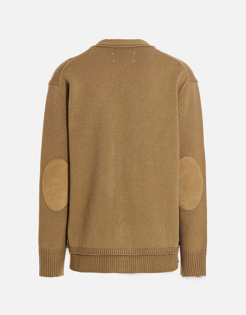 Maison Margiela メンズ エルボーパッチ ウール リネン コットン