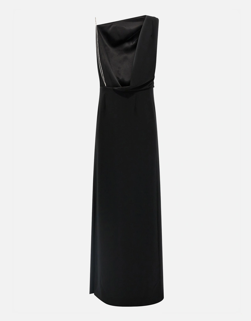 max mara black dress Custom Made Black Mismatched Bridesmaid Dresses main image 1