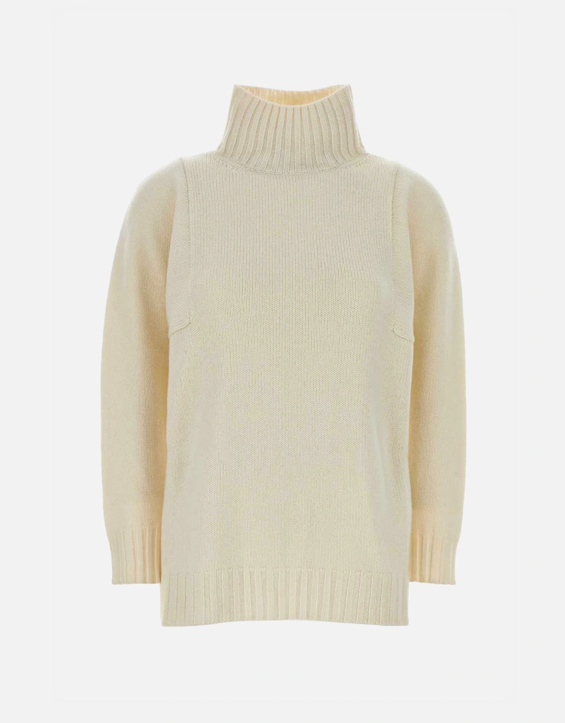 Max Mara カシミヤ無地オーバーサイズ長袖セーター (すべての新品