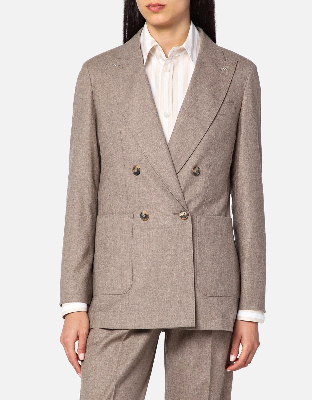 Max Mara ダブルブレストコットンジャケット (すべての新品) IFCHIC.COM