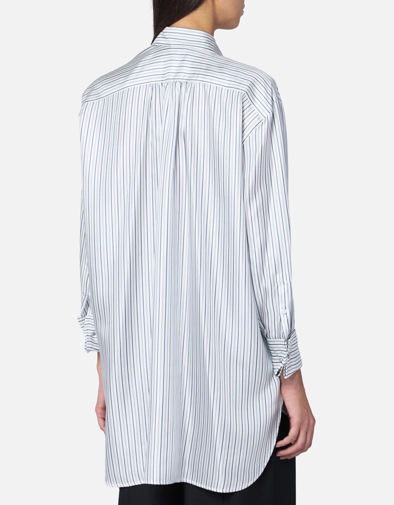 Max Mara オーバーサイズストライプシルクシャツ (トップス) IFCHIC.COM