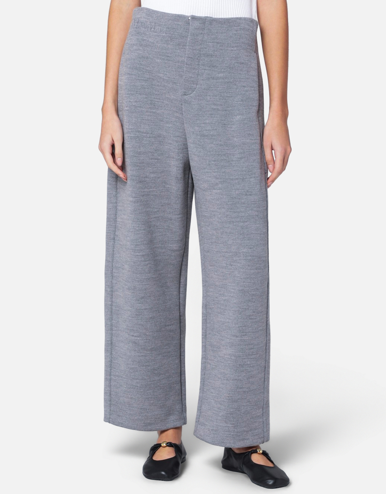 Max Mara Grey wool-cotton blend trousers (Pants) IFCHIC.COM display picture 1